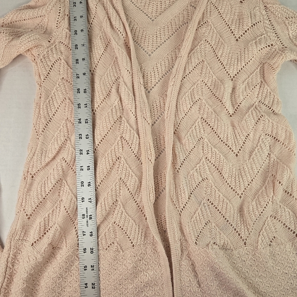 Verve Ami | light pink Heather Cardigan Sweater - Picture 9 of 11